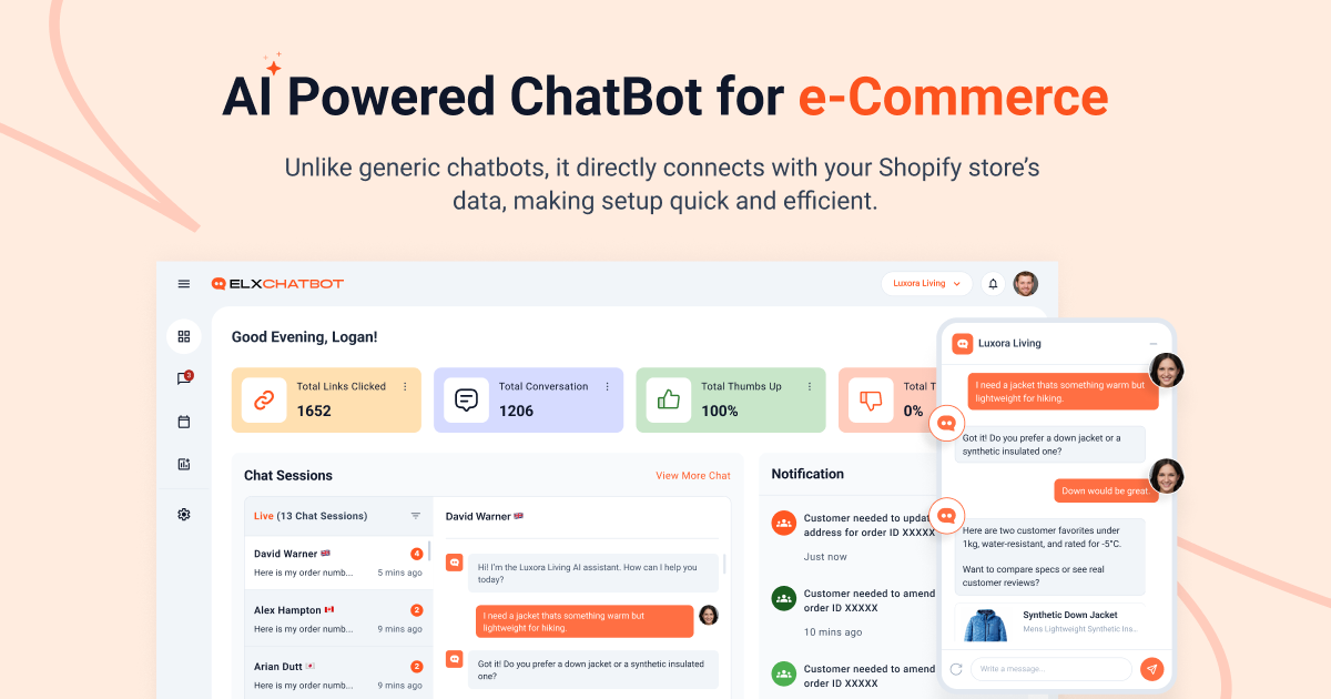 ELX Chatbot - The Best AI Chatbot for eCommerce